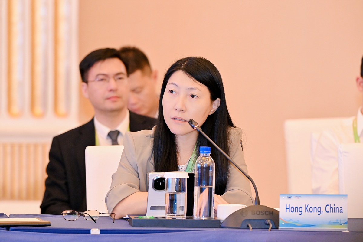 The Assistant Commissioner (Mainland and Industry Collaboration), Ms Cari Wu, delivered a speech at the “Policy Approaches and Practical Experience with AI Applications” session of the “APEC 2026 Digital Weeks (Digital Economy Steering Group Meeting)”.