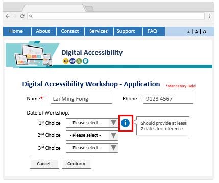 User may miss important information from the website if those elements are inaccessible.