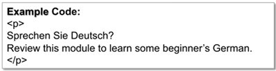A sample coding with no clue on the use of multiple languages.