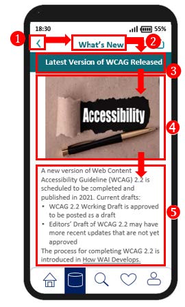 The reading order for screen readers will be from top to bottom and left to right with a meaningful sequence.