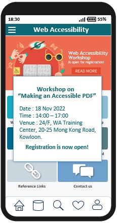 Screen reader user is unable to close the popover.
