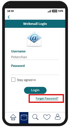 Recall password function
