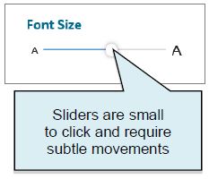 An image of a typical sliding bar control.