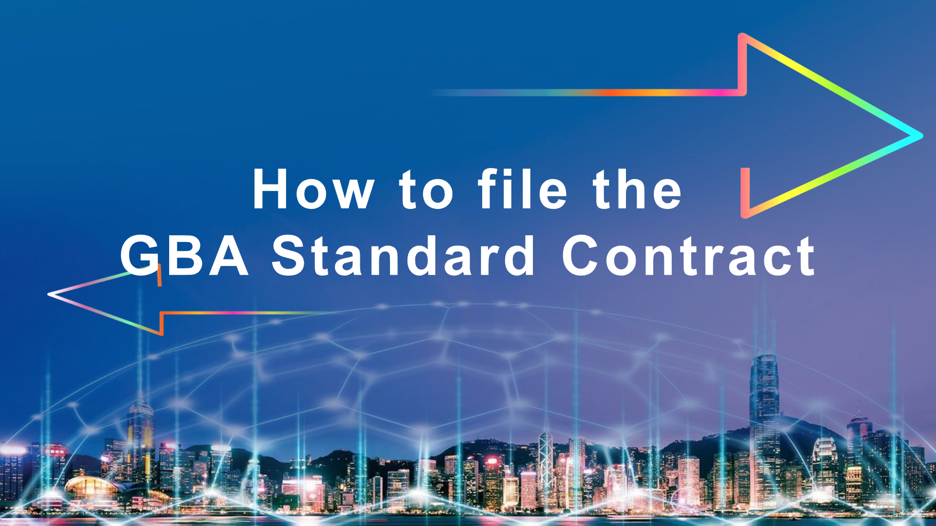 How to file the GBA Standard Contract