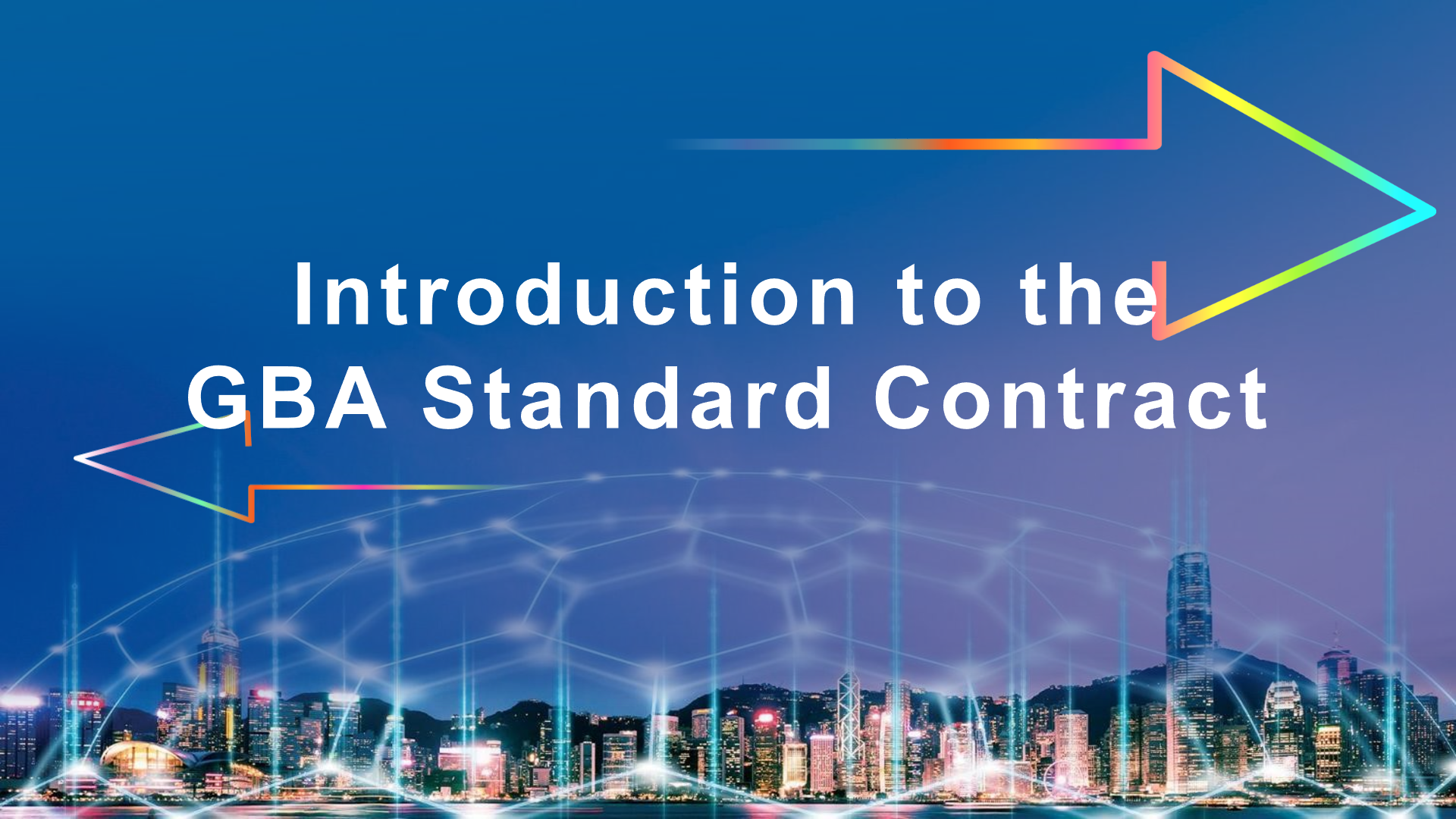Introduction to the GBA Standard Contract