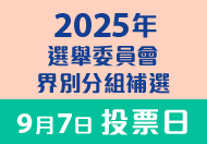 2025選舉委員會界別分組補選 