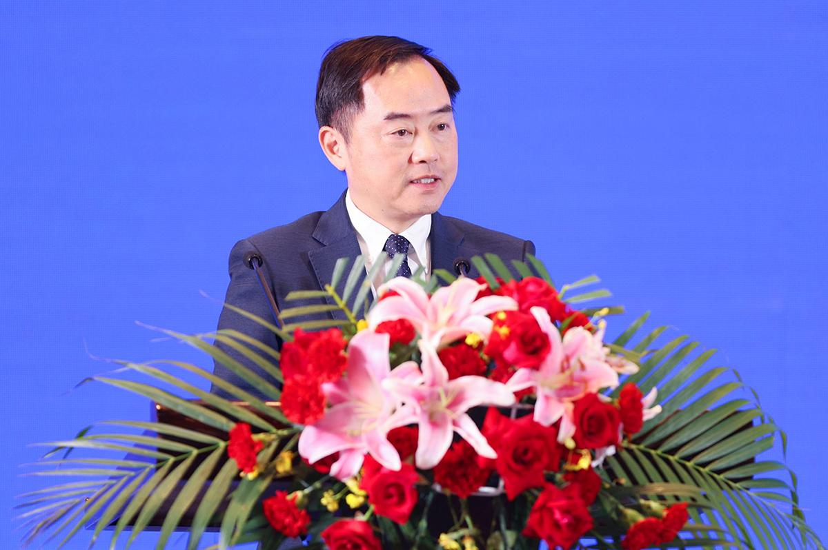 政府资讯科技总监黄志光先生于「第十一届粤港云计算大会暨第六届粤港澳大湾区ICT大会暨粤港澳软件产业高质量发展大会」上致辞
