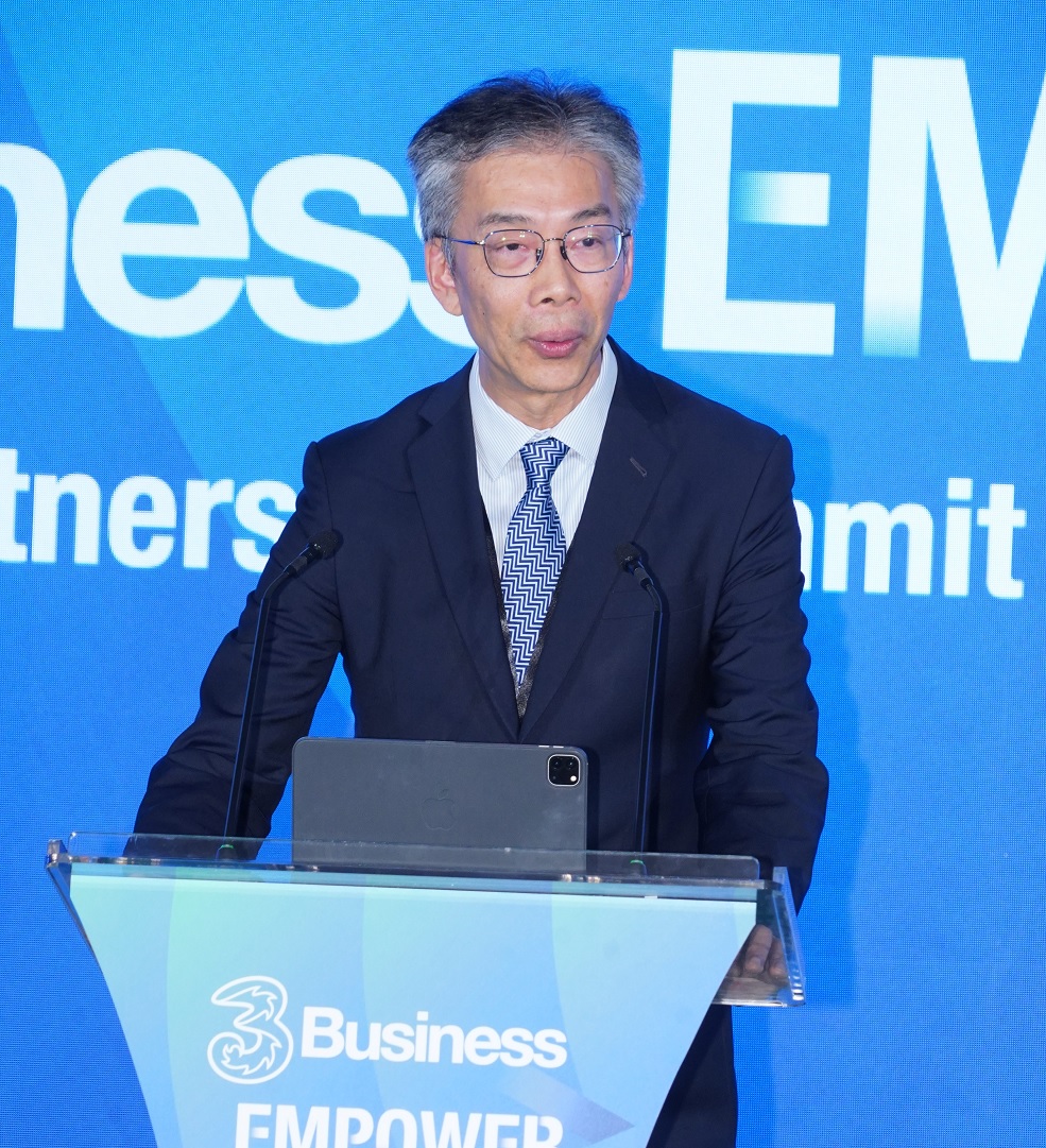 副數字政策專員(數據治理)麥之駒先生於「3Business EMPOWER 企業高峰會2025」發表主題演講。