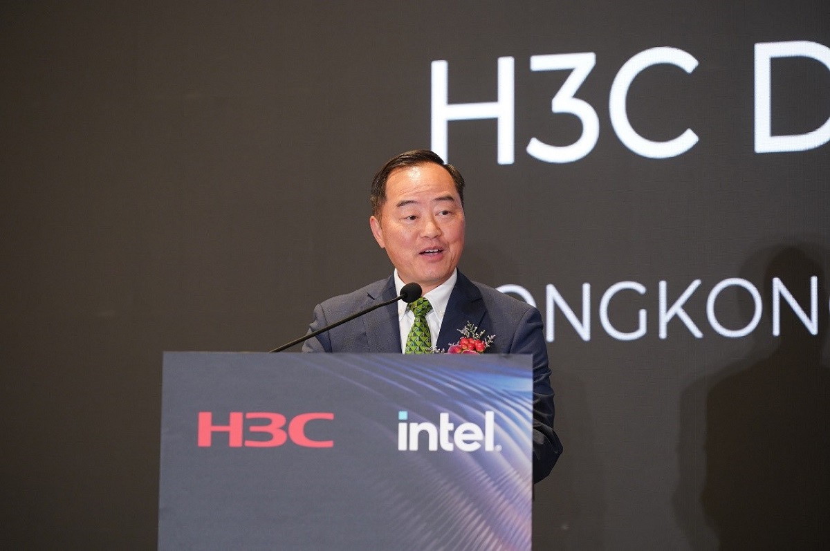 數字政策專員黃志光先生於「H3C Digital Tour 2025」致辭。